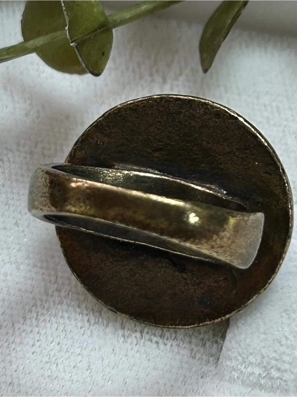 Premier Designs Bronze Tone Dome Ring